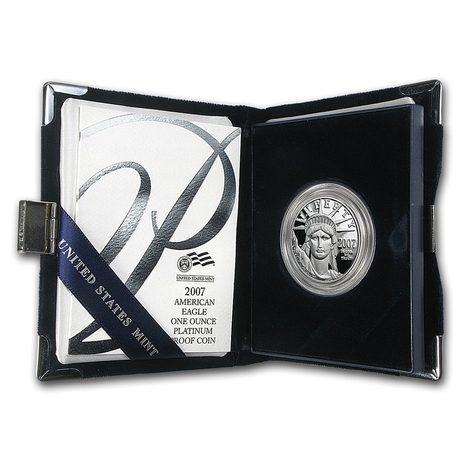 2007-W 1 oz Proof American Platinum Eagle (w/Box & COA)