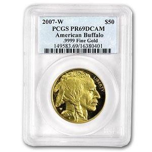 2007-W 1 oz Proof Gold Buffalo PR-69 PCGS 2007-W 1 oz Proof Gold Buffalo PR-69 PCGS