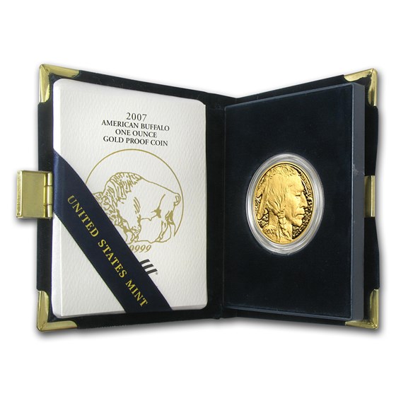 2007-W 1 oz Proof Gold Buffalo (w/Box & COA) 2007-W 1 oz Proof Gold Buffalo (w/Box & COA)