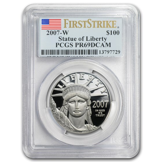 2007-W 1 oz Proof Platinum American Eagle PR-69 PCGS (FS) 2007-W 1 oz Proof Platinum American Eagle PR-69 PCGS (FS)