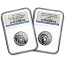 2007-W 2-Coin Proof/Reverse Proof Platinum Eagle Set PF-70 NGC