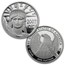2007-W 2-Coin Proof/Reverse Proof Platinum Set (w/Box & COA)