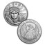 2007-W 4-Coin Burnished American Platinum Eagle Set (w/Box & COA)