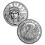 2007-W 4-Coin Burnished American Platinum Eagle Set (w/Box & COA)