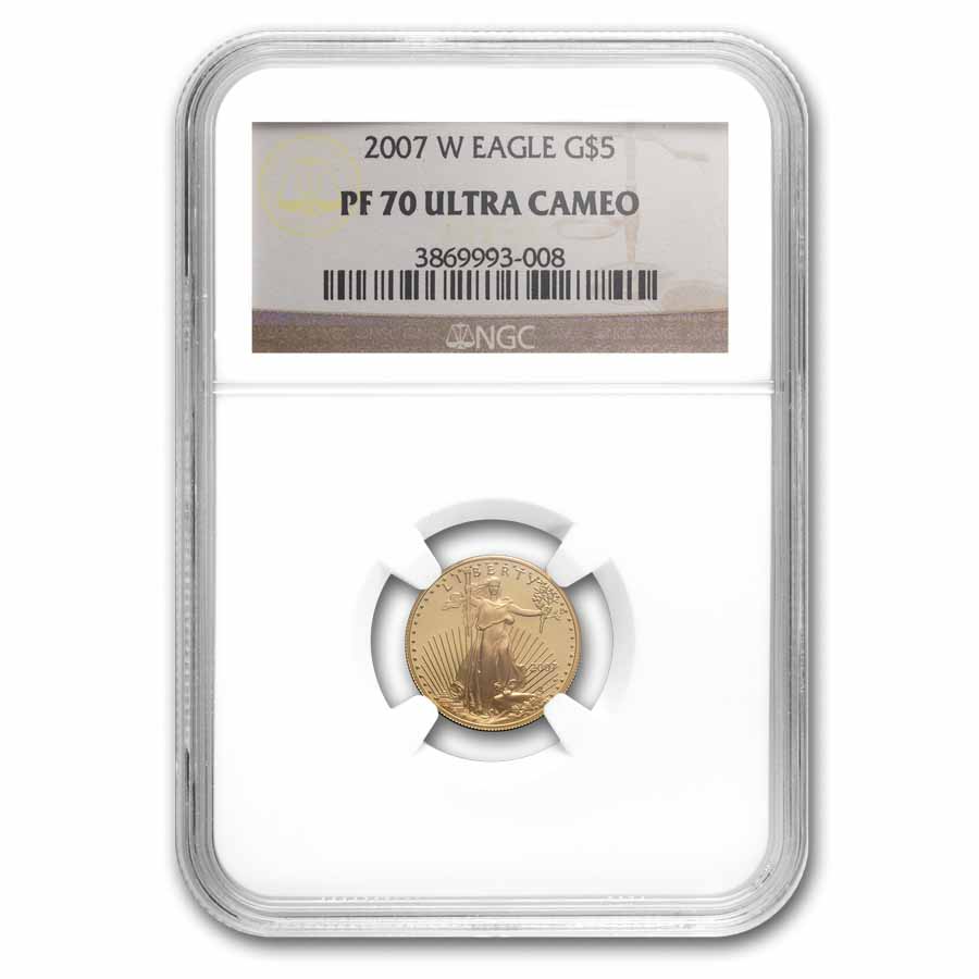Buy 2007-W 4-Coin Proof American Gold Eagle Set PF-70 UCAM NGC | APMEX