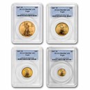 2007-W 4-Coin Proof American Gold Eagle Set PR-69 PCGS