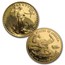2007-W 4-Coin Proof American Gold Eagle Set (w/Box & COA)