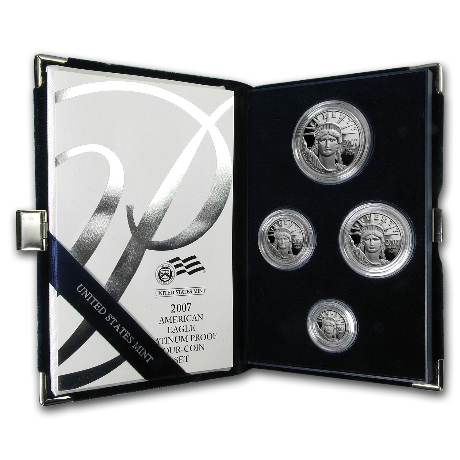 Buy 2007 W Proof Platinum Eagle 4 Coin Set Box & COA | APMEX