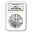 2007-W Burnished American Silver Eagle MS-70 NGC