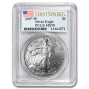 2007-W Burnished American Silver Eagle MS-70 PCGS (FS) 2007-W Burnished American Silver Eagle MS-70 PCGS (FS)