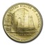 2007-W Gold $5 Commem Jamestown BU (Capsule Only)