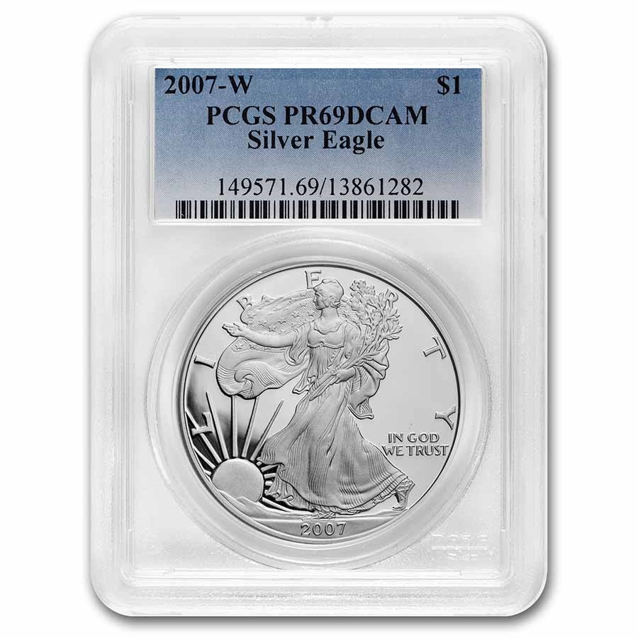 2007-W Proof American Silver Eagle PR-69 PCGS