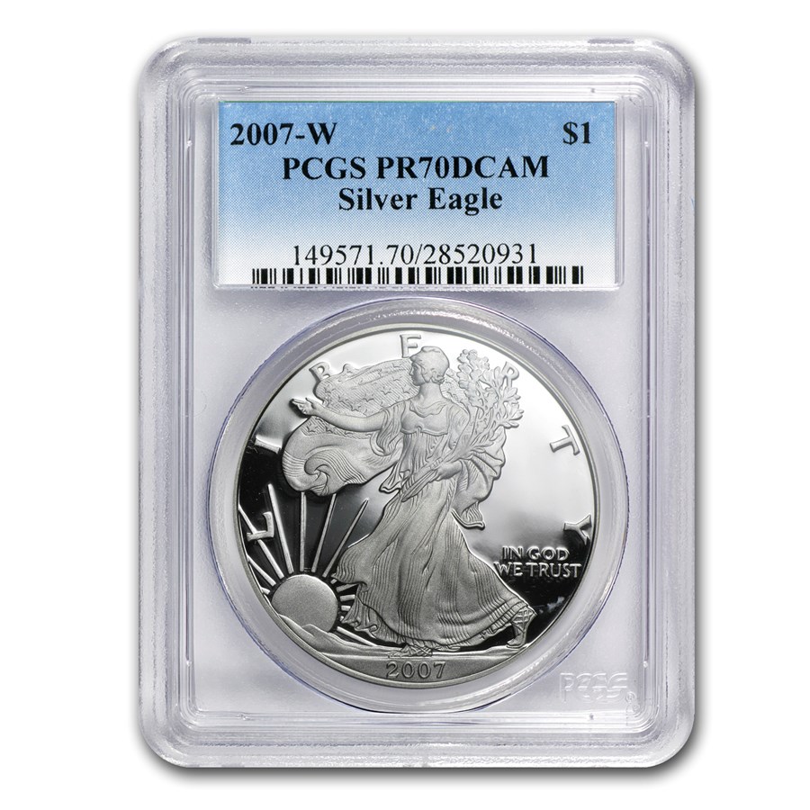 2007-W Proof American Silver Eagle PR-70 PCGS