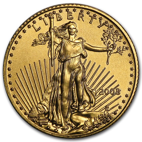 2008 1/10 oz American Gold Eagle BU 2008 1/10 oz American Gold Eagle BU