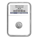 2008 1/10 oz American Platinum Eagle MS-70 NGC (ER)