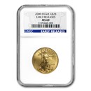 2008 1/2 oz American Gold Eagle MS-69 NGC (Early Releases)
