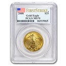2008 1/2 oz American Gold Eagle MS-70 PCGS (FS)