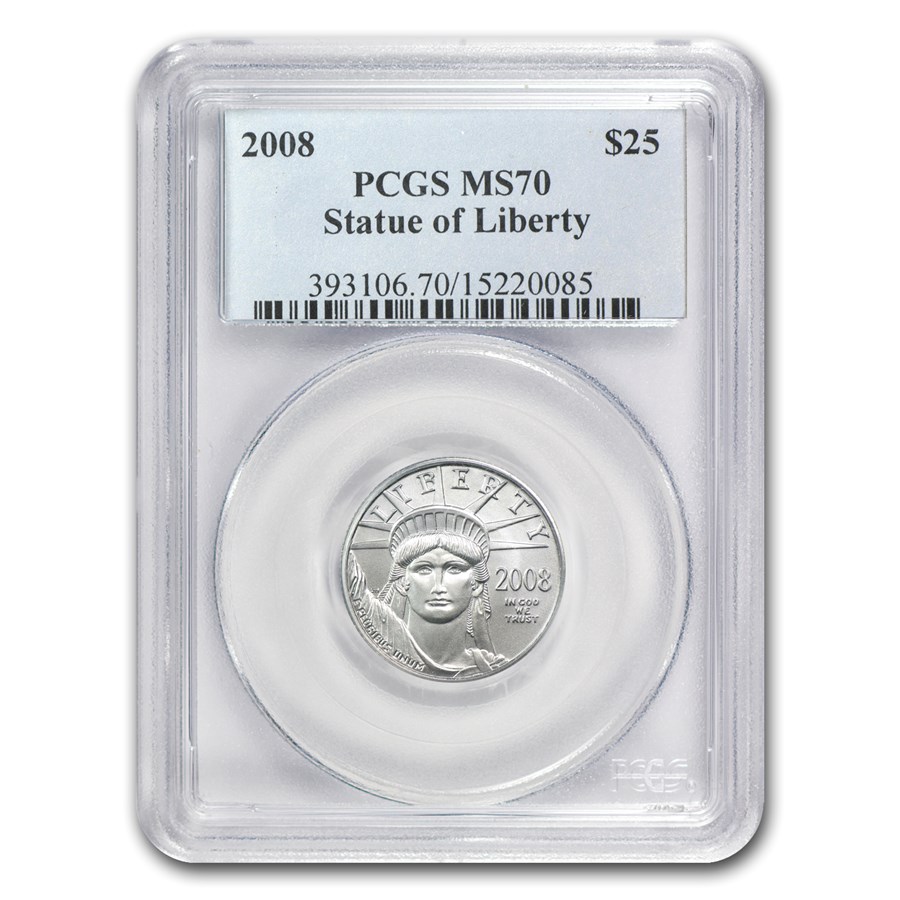 2008 1/4 oz American Platinum Eagle MS-70 PCGS