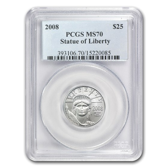 2008 1/4 oz American Platinum Eagle MS-70 PCGS 2008 1/4 oz American Platinum Eagle MS-70 PCGS