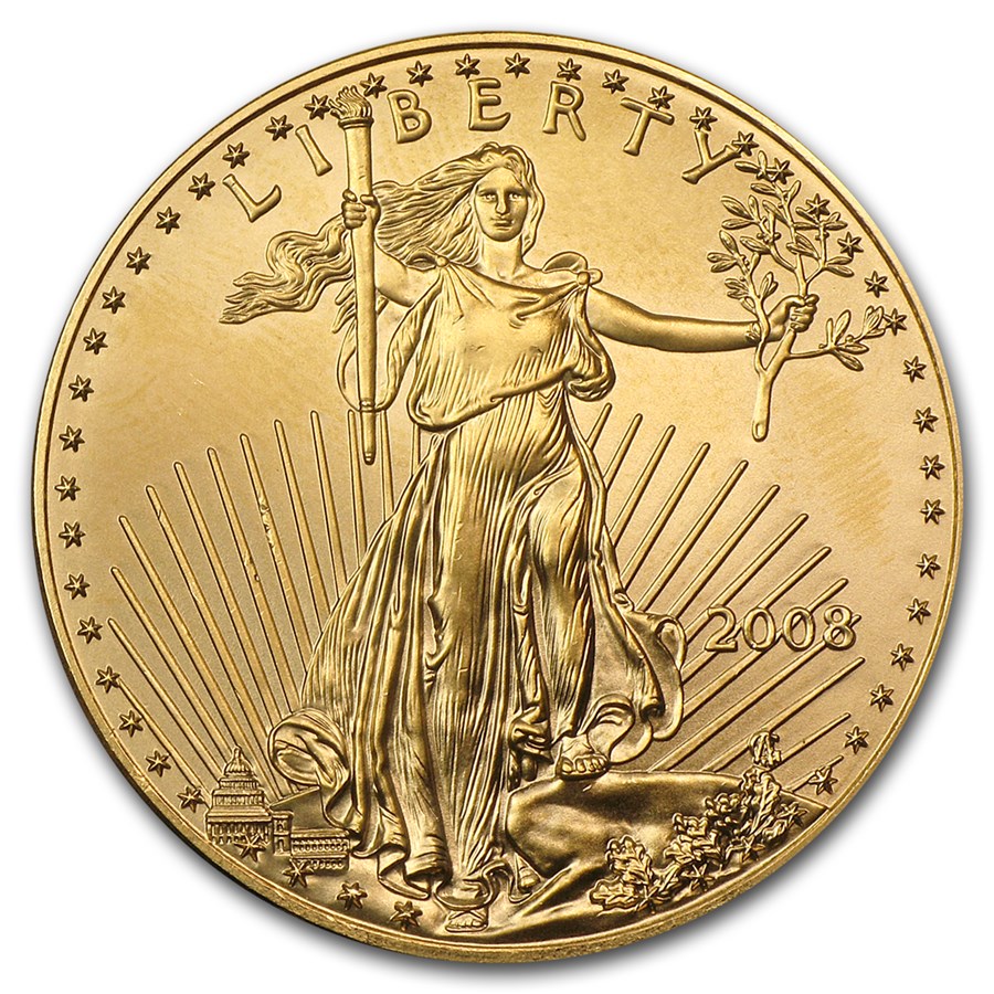 2008 1 oz American Gold Eagle BU
