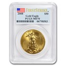 2008 1 oz American Gold Eagle MS-70 PCGS (FS)