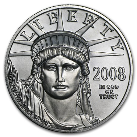 Buy 2008 1 oz American Platinum Eagle BU | APMEX
