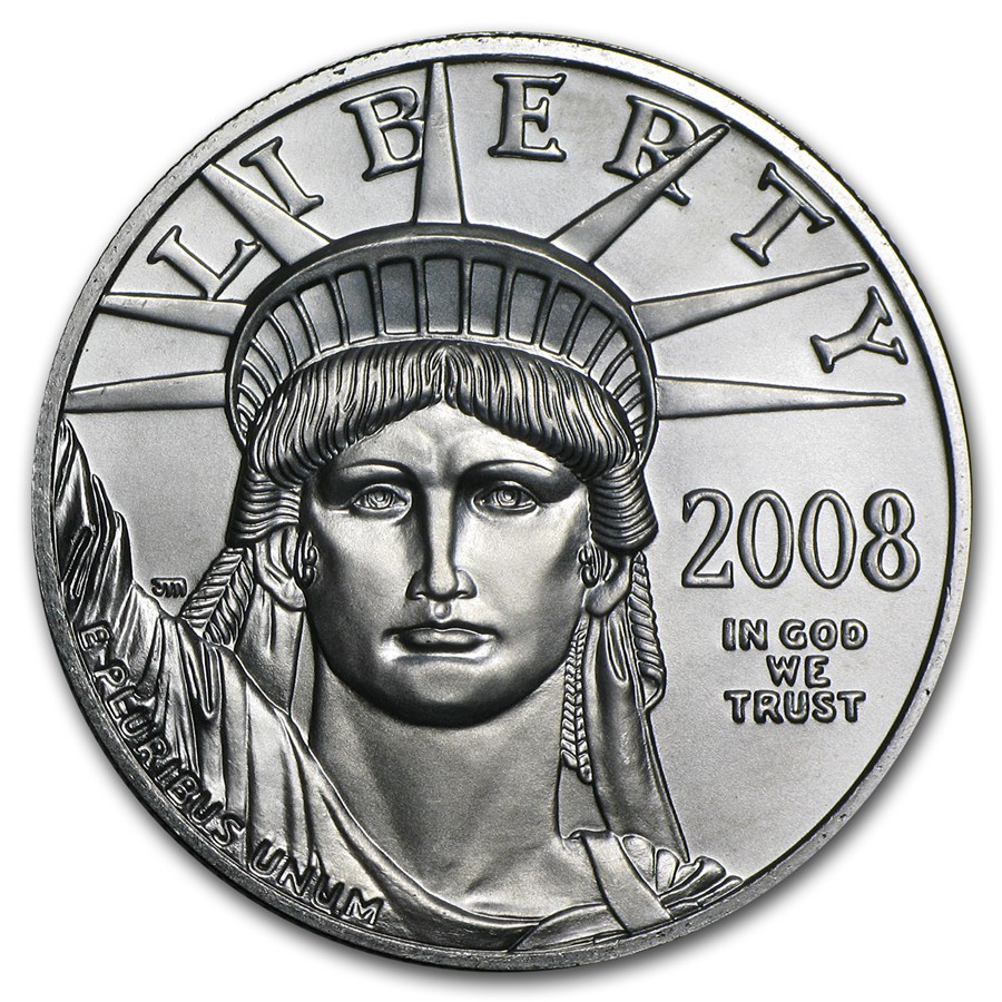 2008 1 oz American Platinum Eagle BU
