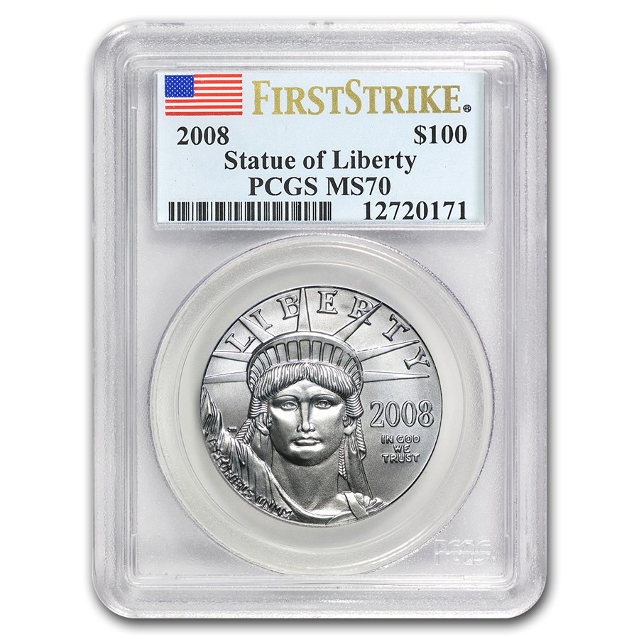 Buy 2008 1 oz American Platinum Eagle MS70 PCGS (FirstStrike®) APMEX