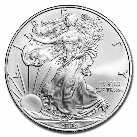 2008 1 oz American Silver Eagle BU