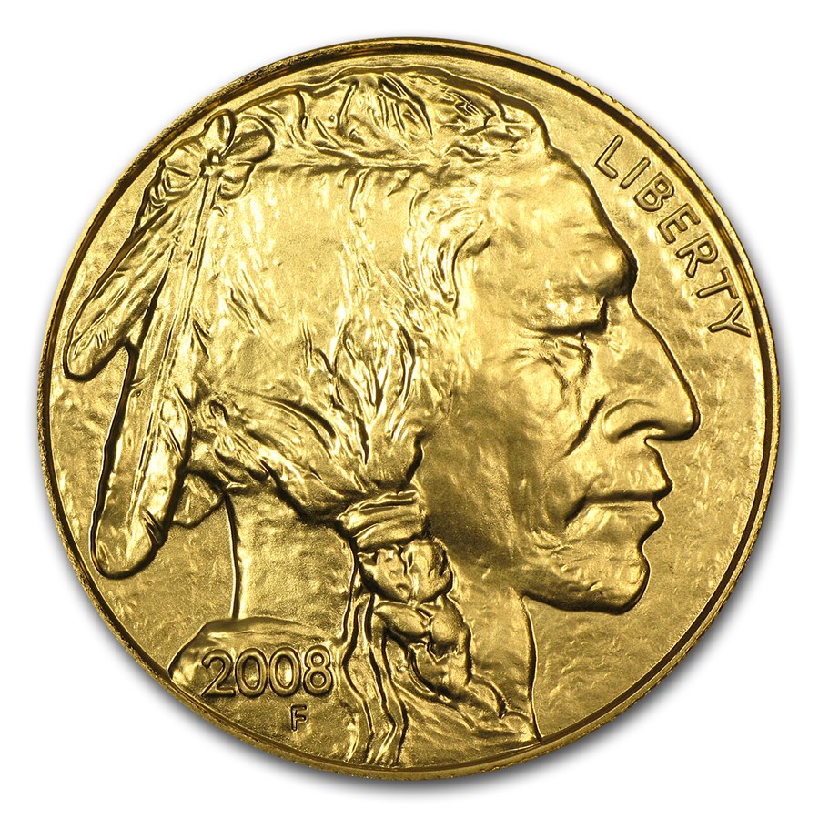 2008 1 oz Gold Buffalo BU