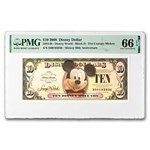 2008 $10.00 (T) Bobble Head Mickey CU-66 EPQ PMG (DIS#148)
