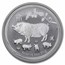 2008- 2019 Australia 12-Coin 1 oz Ag Lunar Set BU (SII, Red Box)