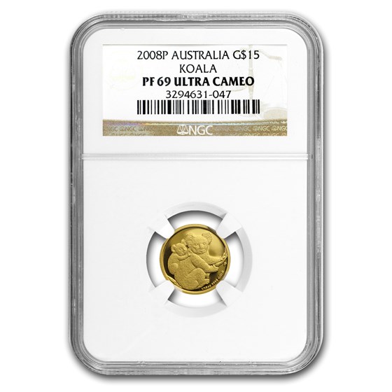 2008 Australia 1/10 oz Gold Koala PF-69 NGC 2008 Australia 1/10 oz Gold Koala PF-69 NGC