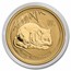 2008 Australia 1/2 oz Gold Lunar Mouse BU (Series II)