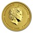 2008 Australia 1/20 oz Gold Lunar Mouse BU (SII, Colorized)