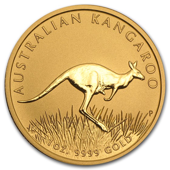 2008 Australia 1 oz Gold Kangaroo BU