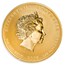2008 Australia 1 oz Gold Lunar Mouse BU (SII, Colorized)