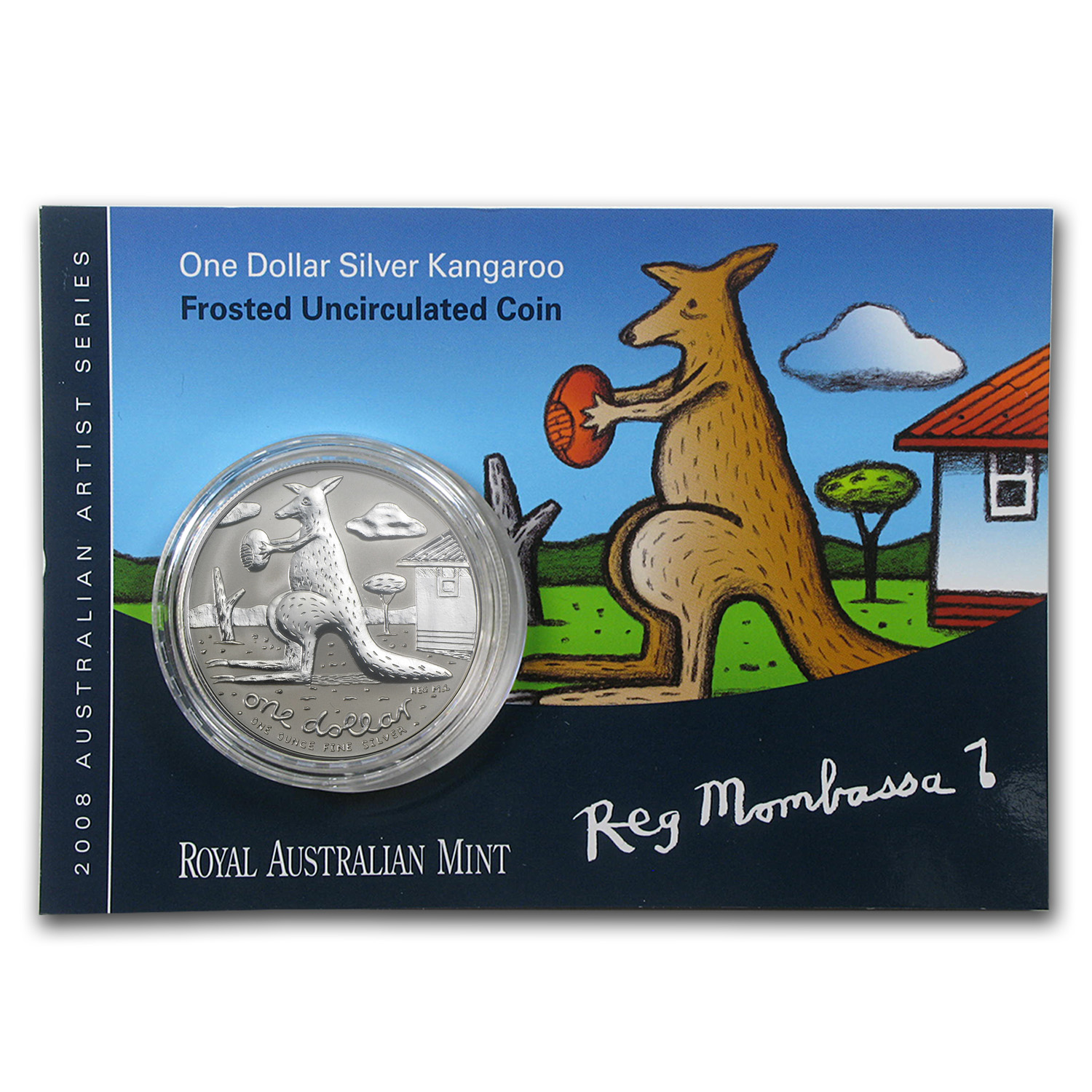 Buy 2008 Australia 1 oz Silver Kangaroo (In Display Card) | APMEX
