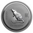 2008 Australia 1 oz Silver Year of the Mouse BU (Series I)