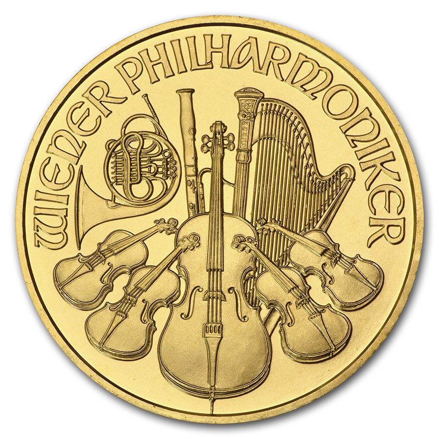 2008 Austria 1 oz Gold Philharmonic BU