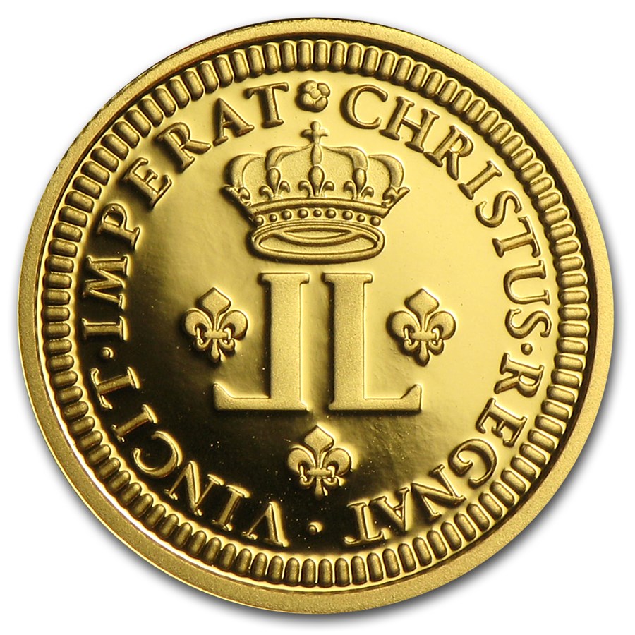 2008 Canada 1/20 oz Proof Gold $1 Louis d'or aux deux L