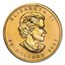 2008 Canada 1 oz Gold Maple Leaf BU (Vancouver Olympics)