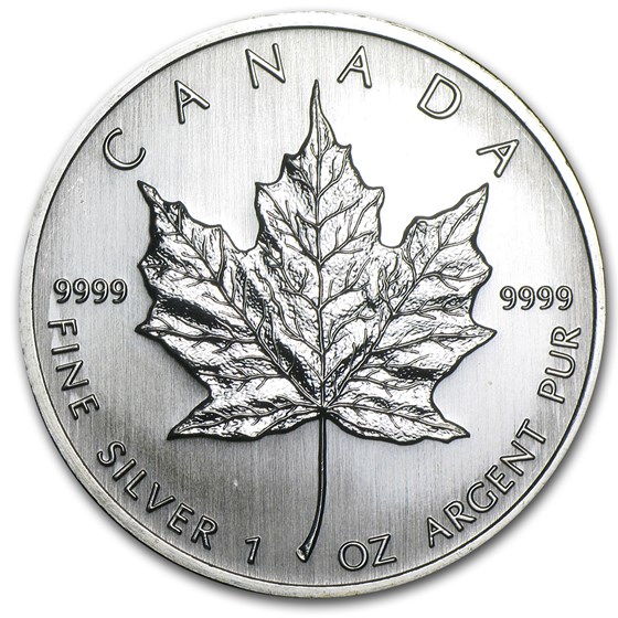 2008 Canada 1 oz Silver Maple Leaf BU 2008 Canada 1 oz Silver Maple Leaf BU