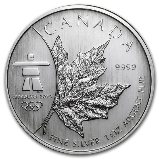 2008 Canada 1 oz Silver Olympic Inukshuk BU
