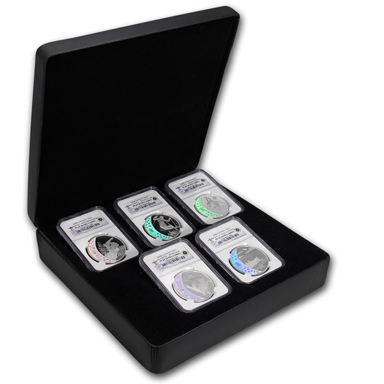 2008 Canada Ag & Au 8-Coin Set Home of 2010 Olympics PF-69 NGC 2008 Canada Ag & Au 8-Coin Set Home of 2010 Olympics PF-69 NGC