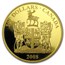 2008 Canada Proof Gold $300 Alberta Coat of Arms