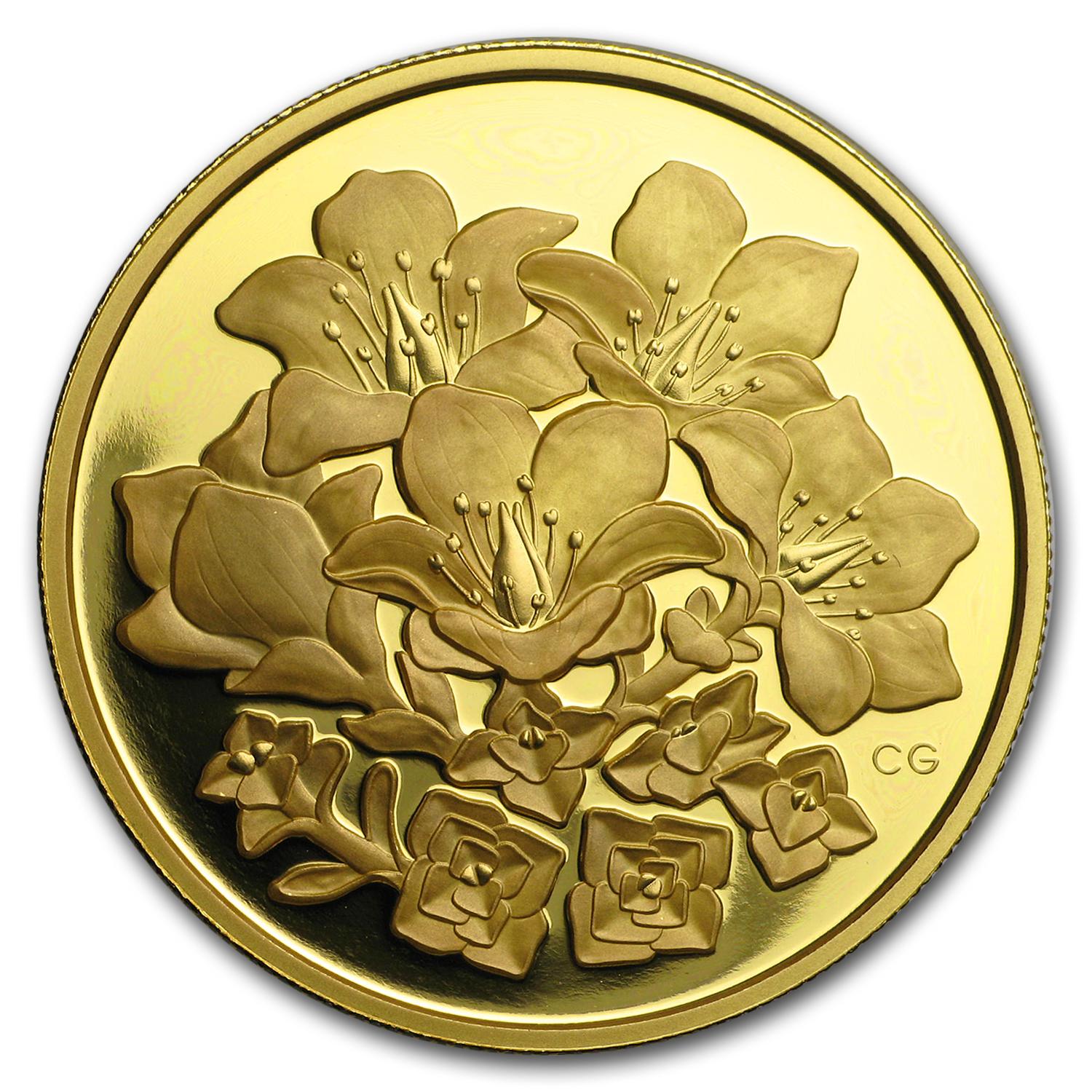 Buy 2008 Canadian Proof Gold $350 Purple Saxifrage .99999 | APMEX