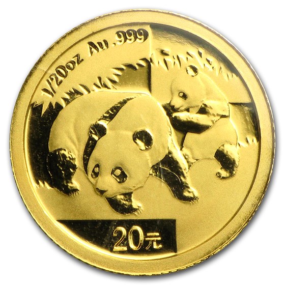 2008 China 1/20 oz Gold Panda BU (Sealed) 2008 China 1/20 oz Gold Panda BU (Sealed)