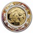 2008 China 1 oz Gold Bi-Metallic Panda Lunar Rat (w/ Box & COA)