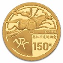 2008 China Gold ¥150 Olympic Games - Equestrian